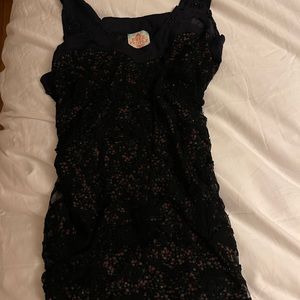 Lace floral free people tank